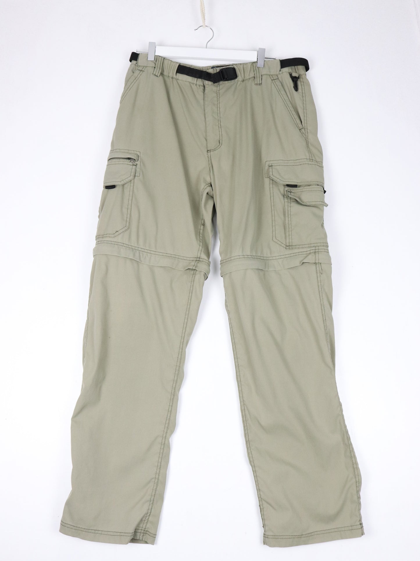 B.C. Clothing Pants Mens XL Beige Convertible Hiking