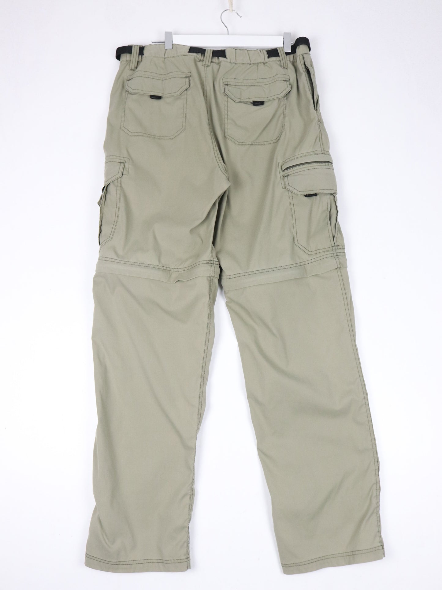 B.C. Clothing Pants Mens XL Beige Convertible Hiking