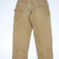 Carhartt Pants Mens 40 x 30 Brown Double Knee Work Wear