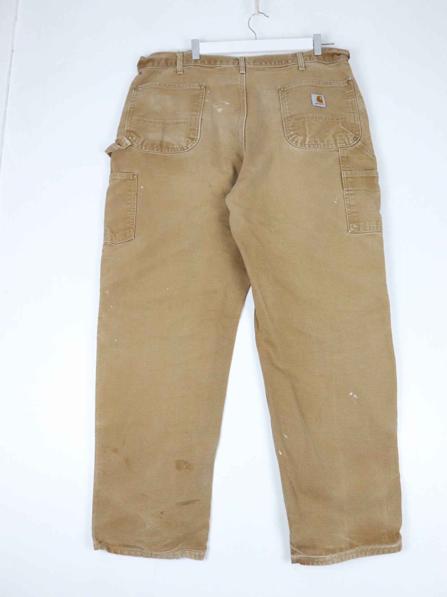 Carhartt Pants Mens 40 x 30 Brown Double Knee Work Wear