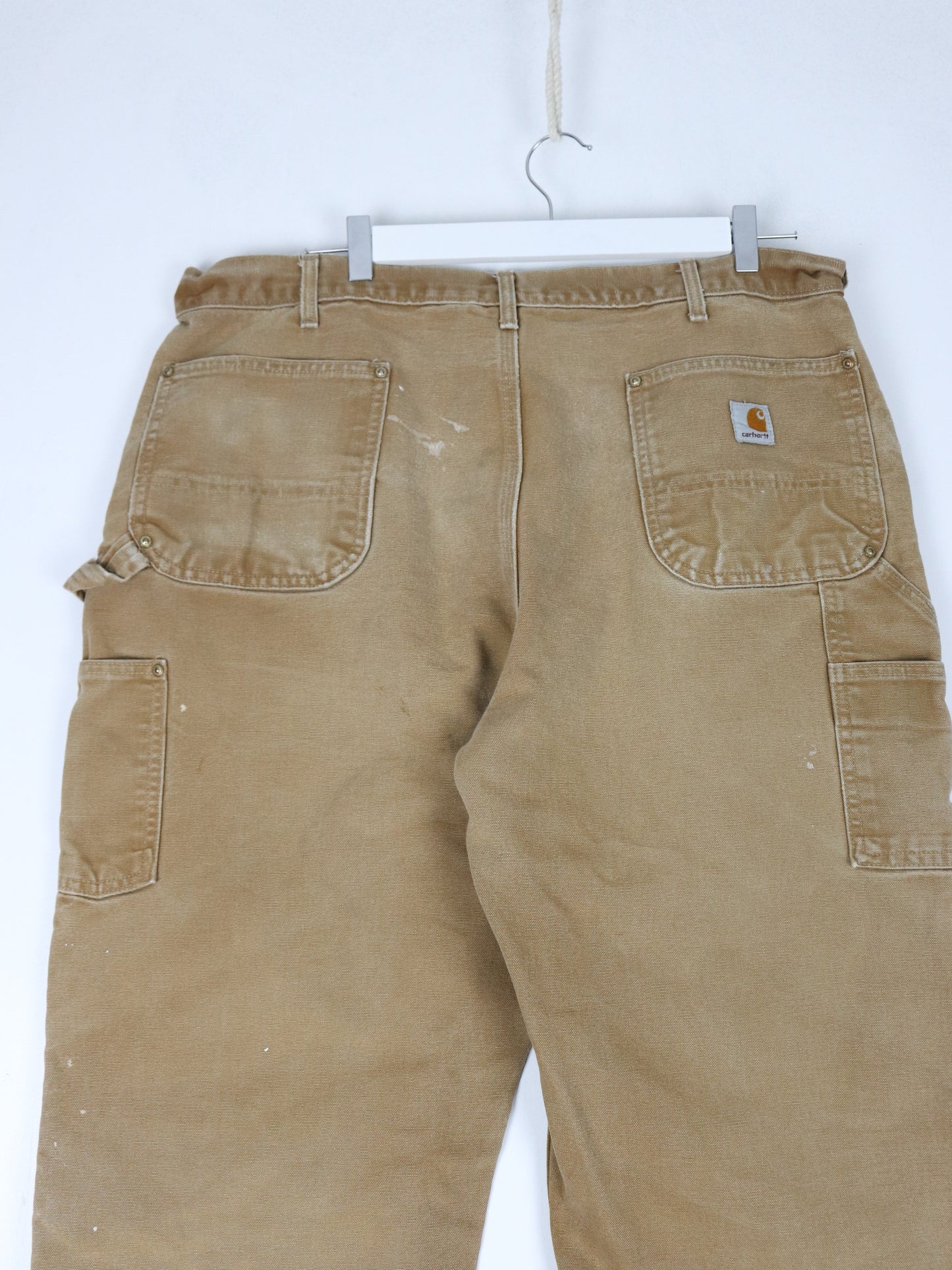 Carhartt Pants Mens 40 x 30 Brown Double Knee Work Wear