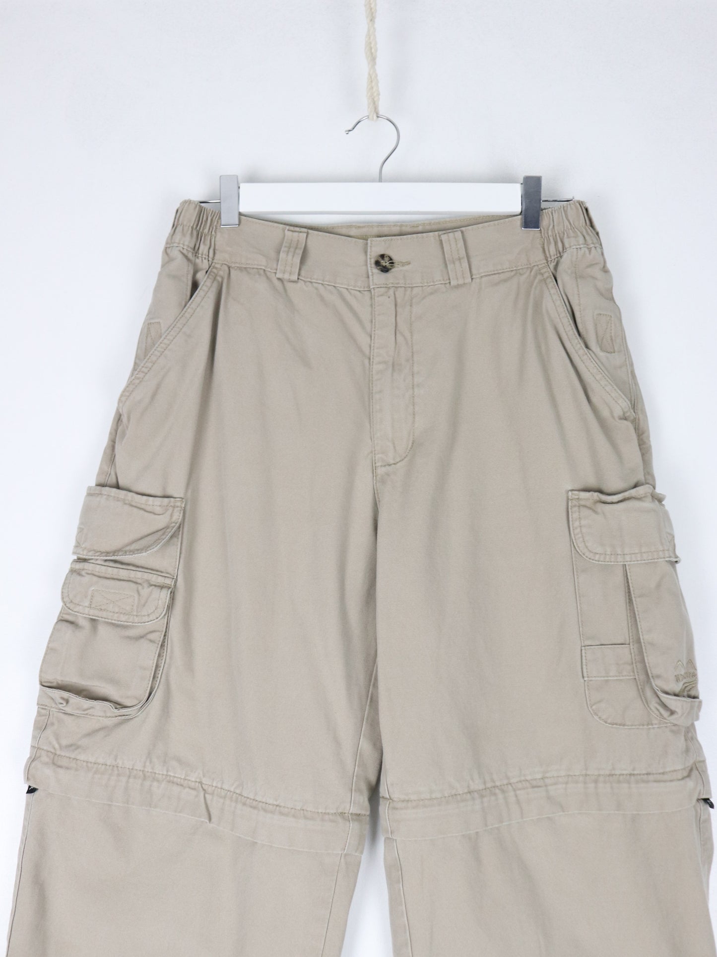 WindRiver Pants Fits Mens 32/34 x 29 Beige Convertible Outdoors