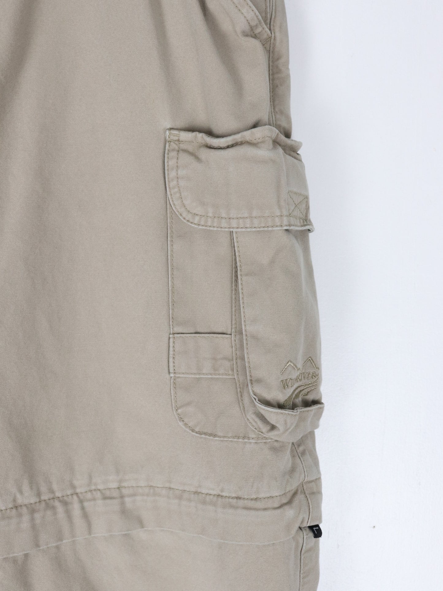 WindRiver Pants Fits Mens 32/34 x 29 Beige Convertible Outdoors