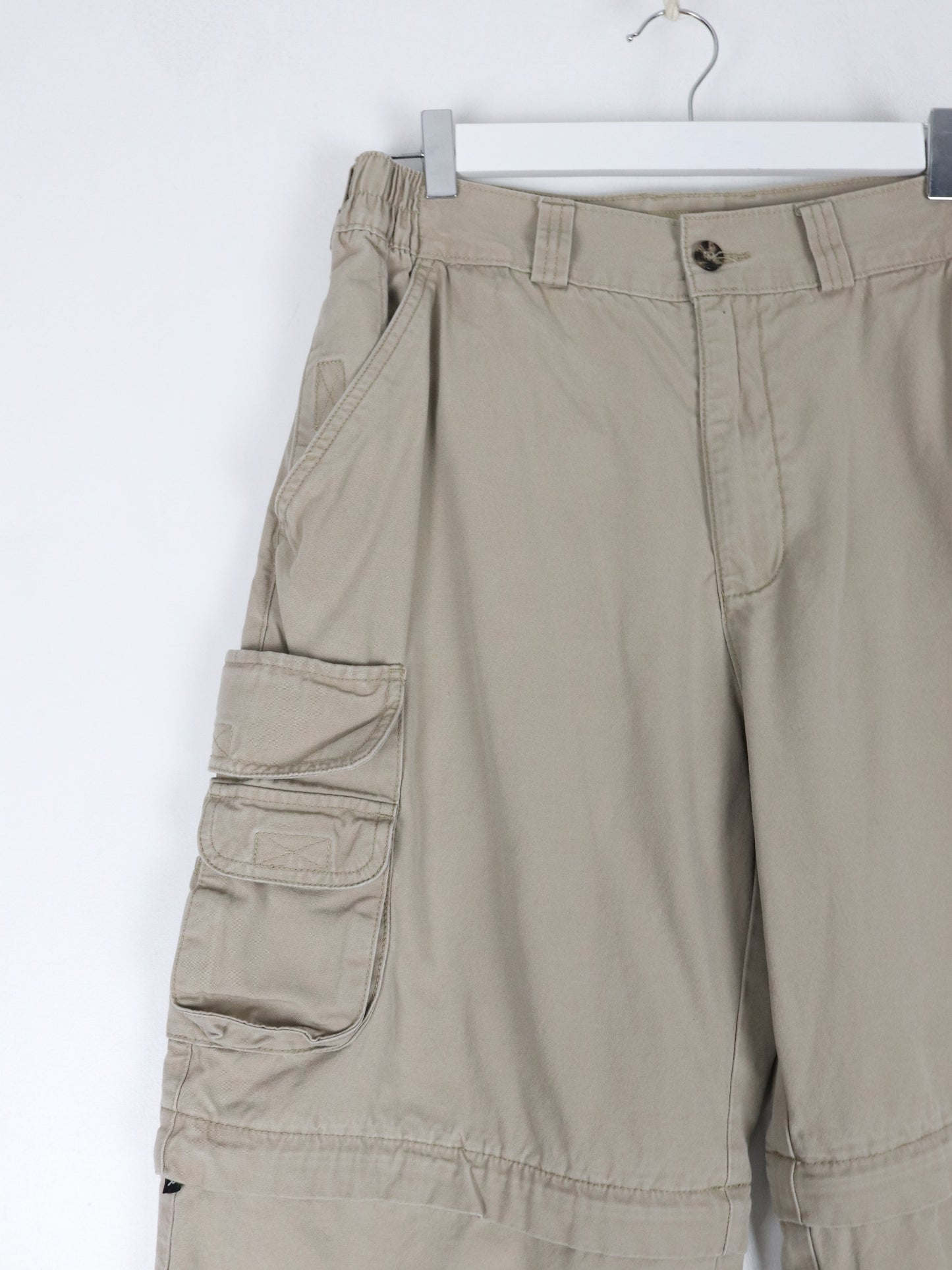 WindRiver Pants Fits Mens 32/34 x 29 Beige Convertible Outdoors