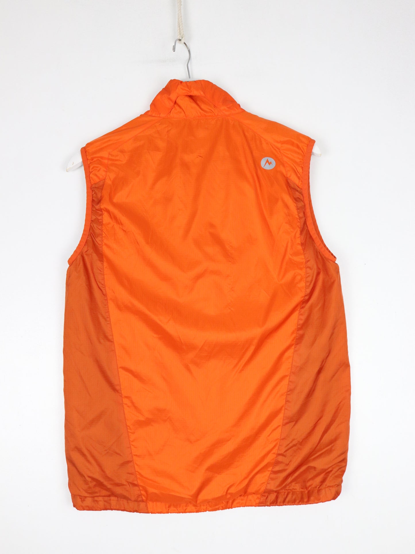 Marmot Vest Mens Small Orange Windbreaker Jacket Outdoors