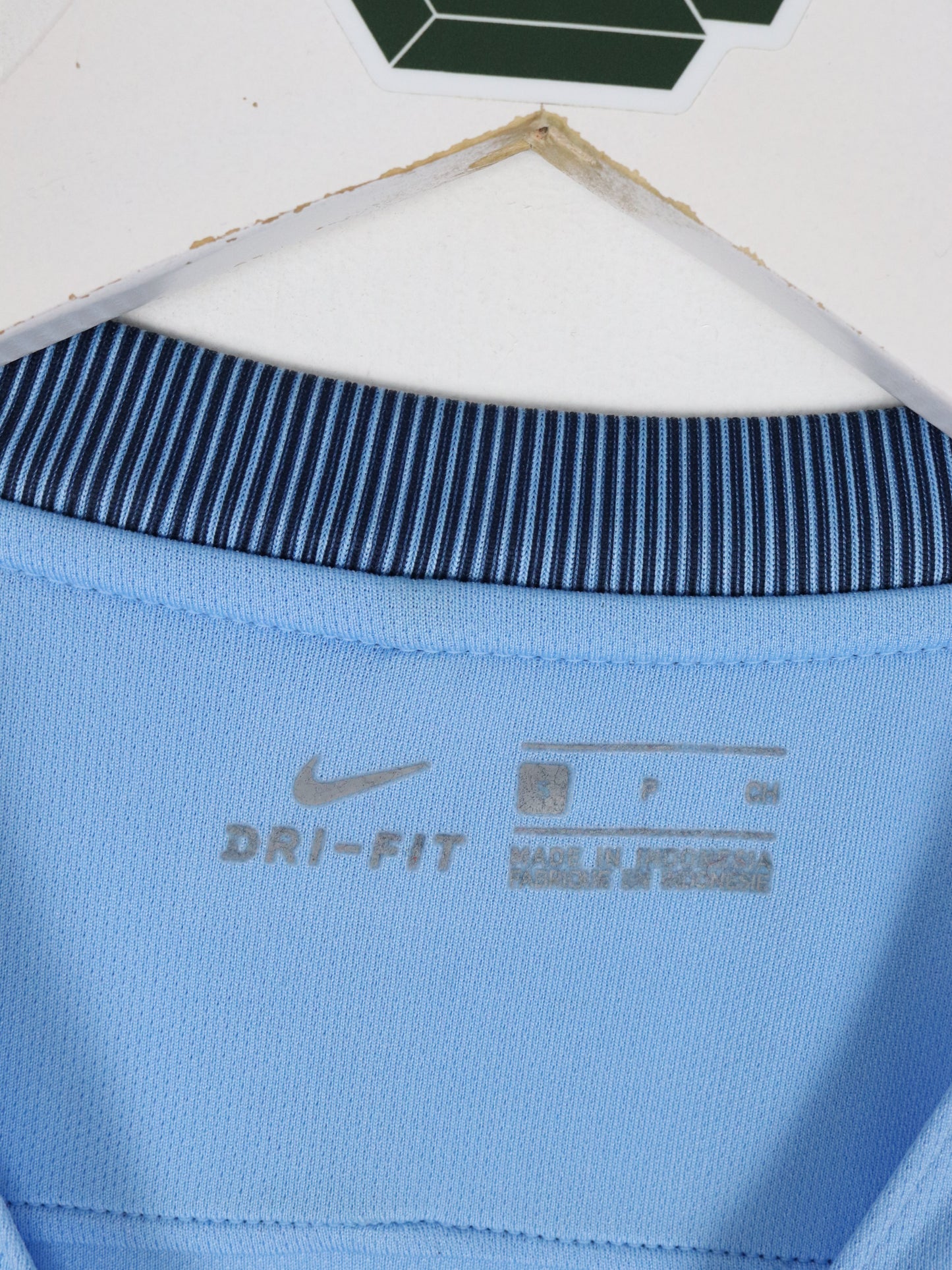 Manchester City Soccer Jersey Mens Small Blue Nike 2016/17