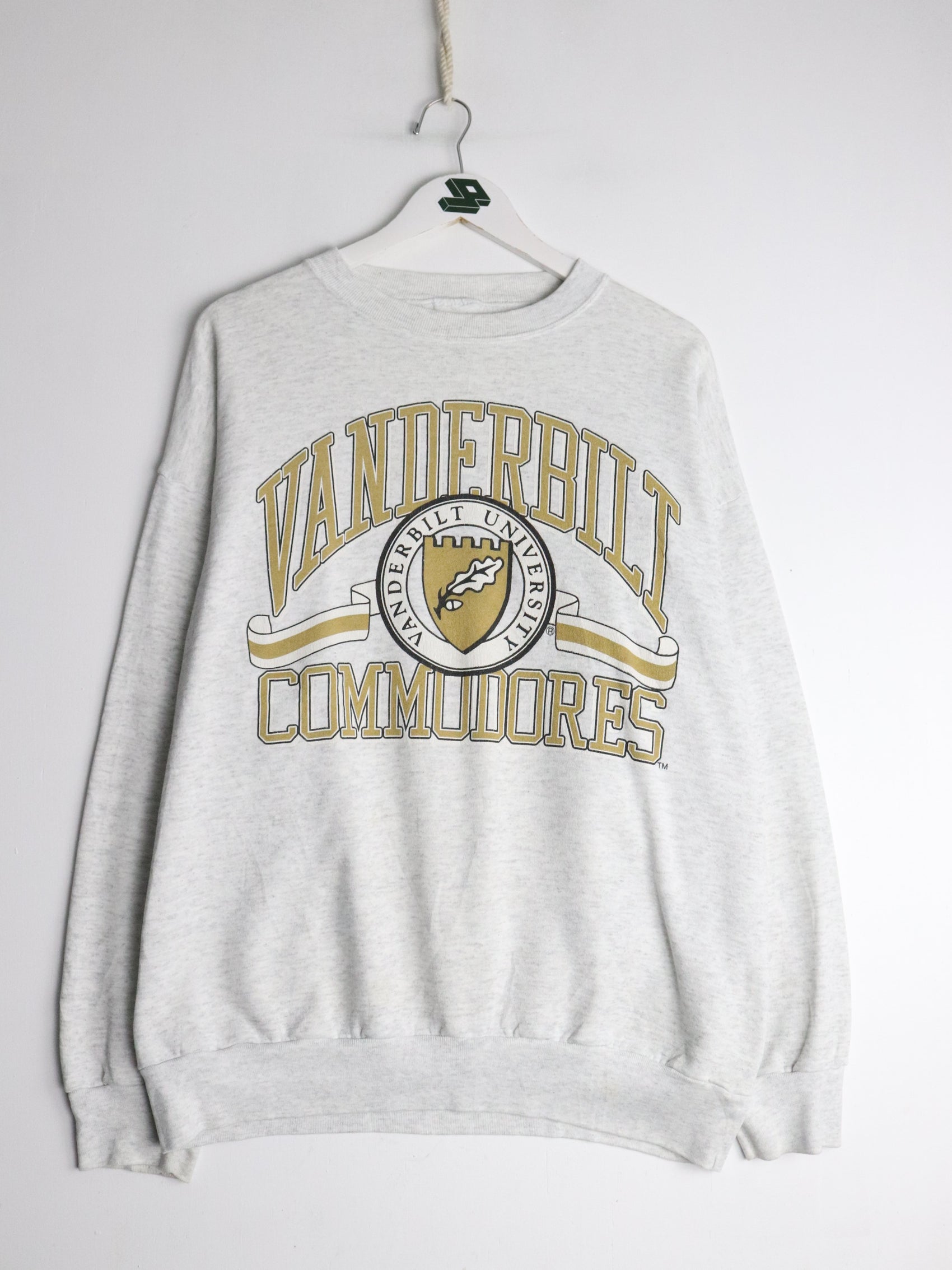 Vintage Vanderbilt Commodores Sweatshirt Mens Large Grey College