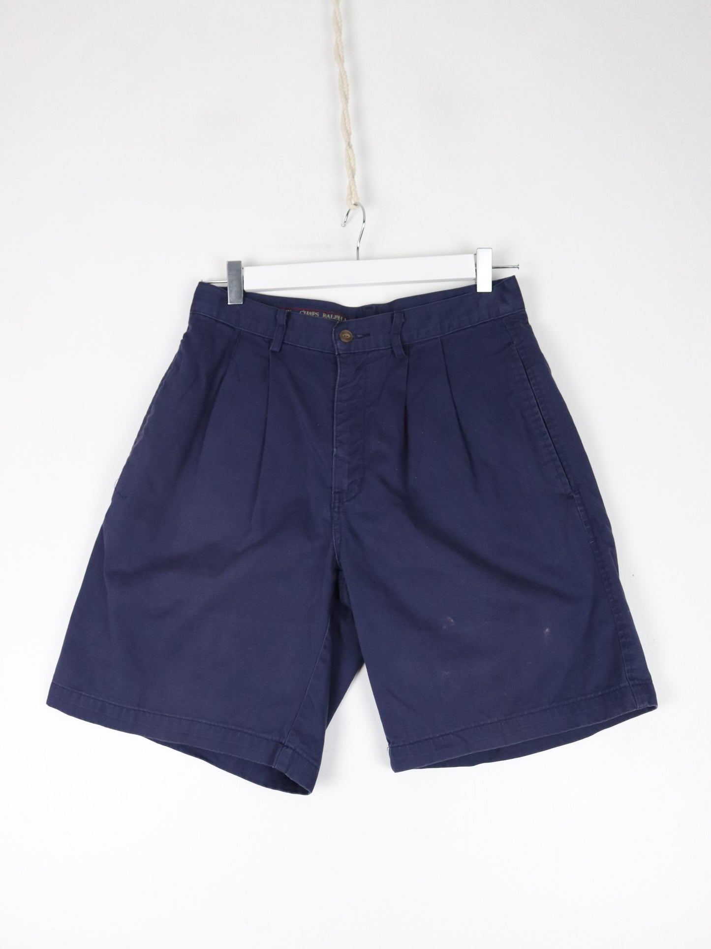 Vintage Chaps Ralph Lauren Shorts Mens 30 Blue Chino