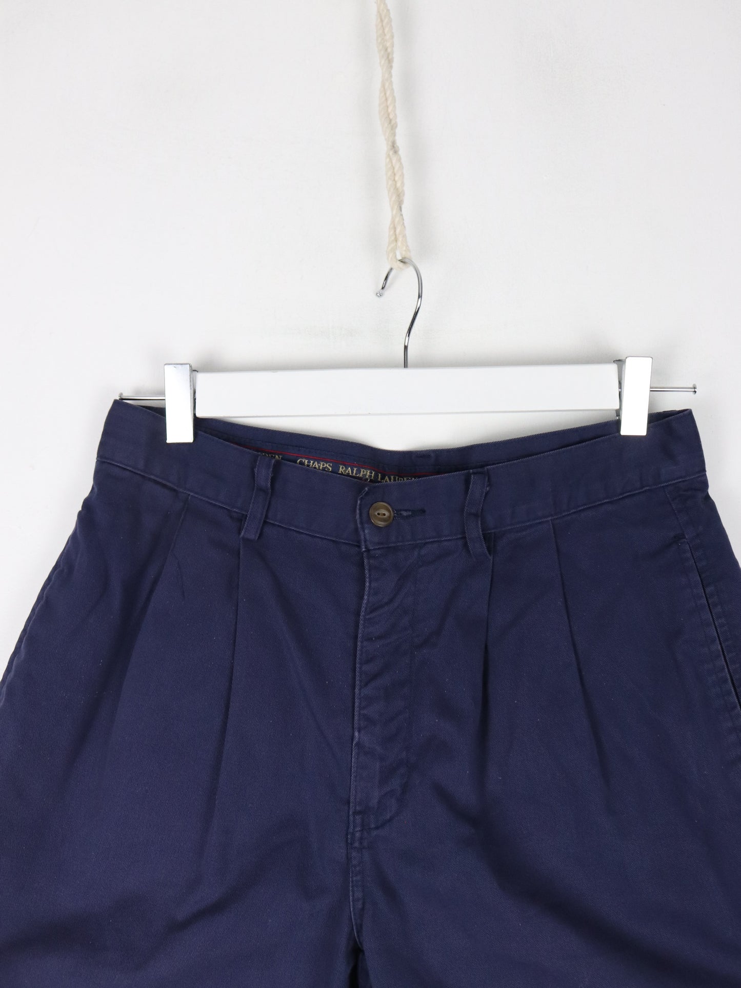 Vintage Chaps Ralph Lauren Shorts Mens 30 Blue Chino