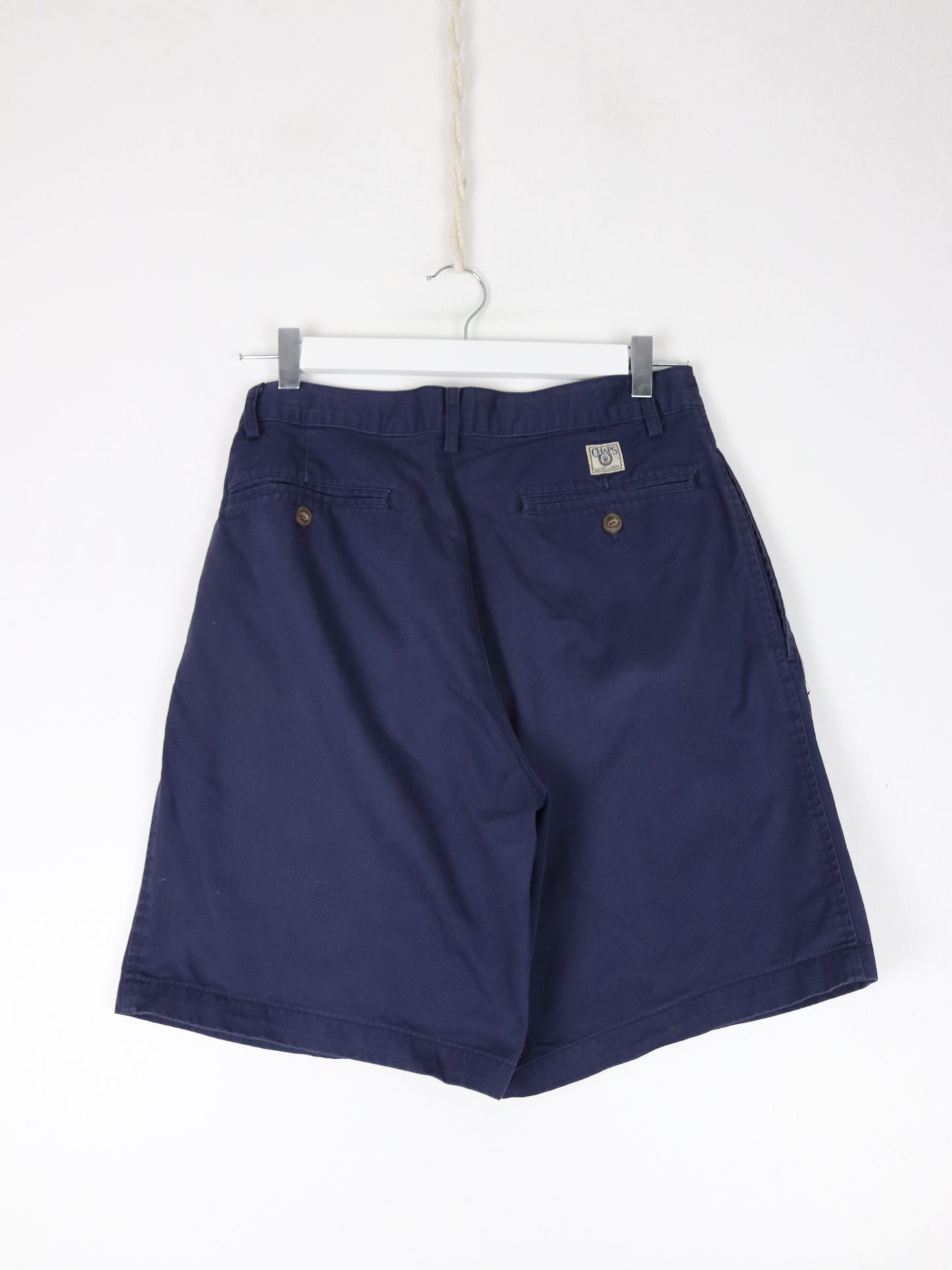 Vintage Chaps Ralph Lauren Shorts Mens 30 Blue Chino