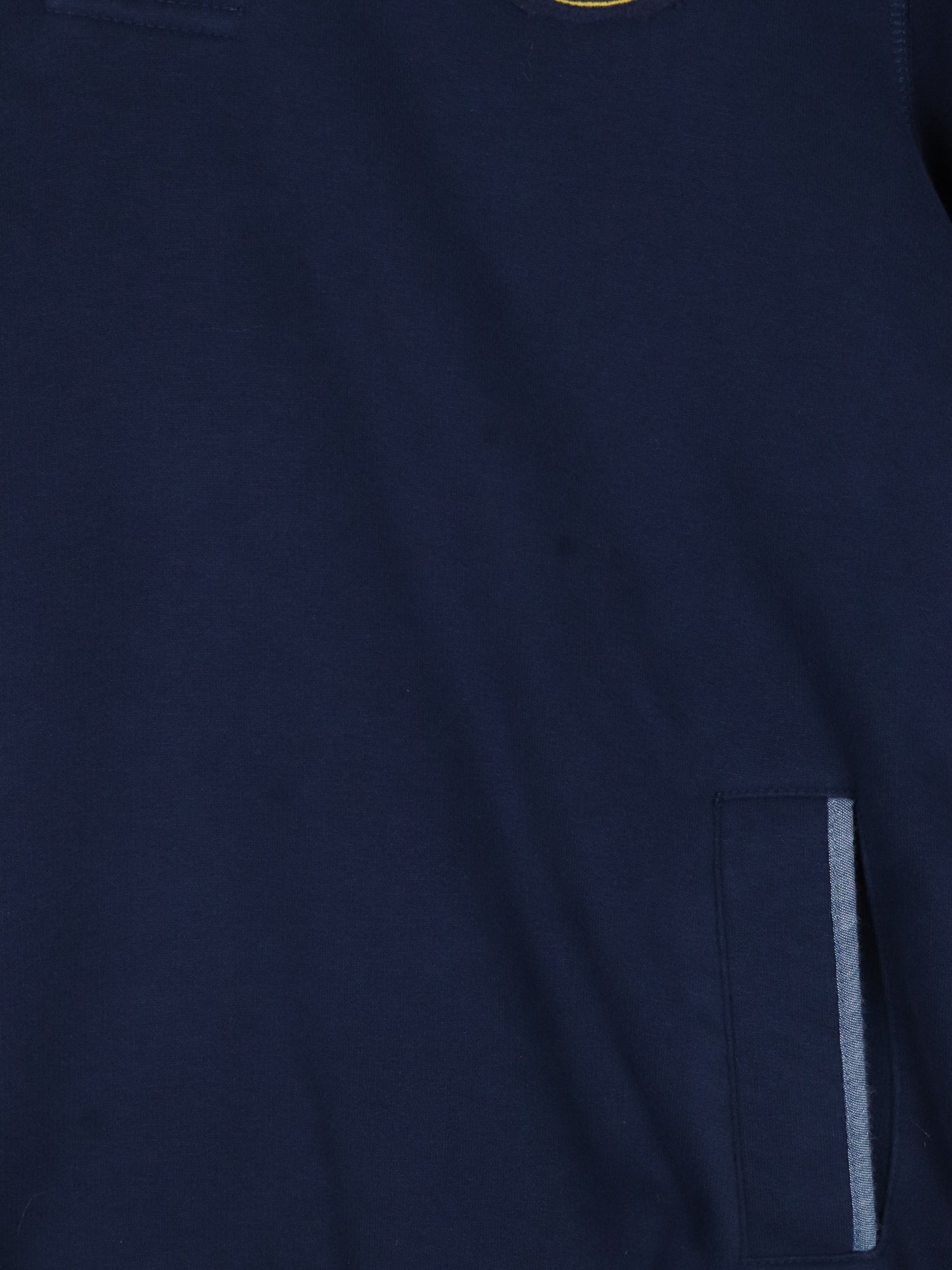 Tommy Hilfiger Sweatshirt Mens Medium Blue Henley Hoodie