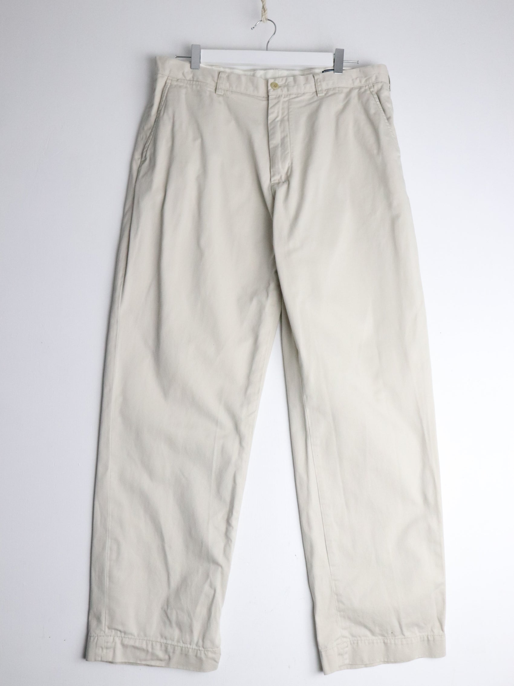 Vintage Polo Ralph Lauren Pants Mens 38 x 32 Beige Chino