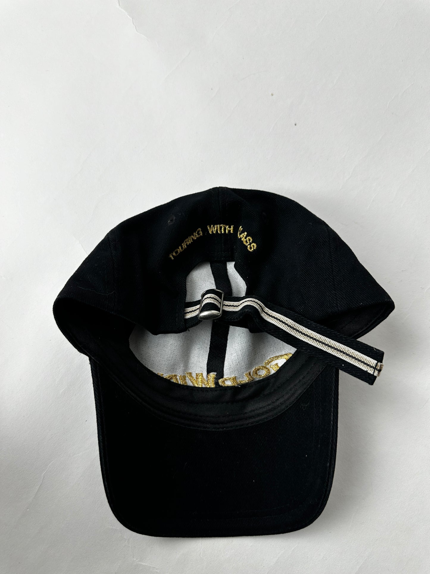 Vintage Goldwing Hat Cap Adult Black Strap Back Car Promo