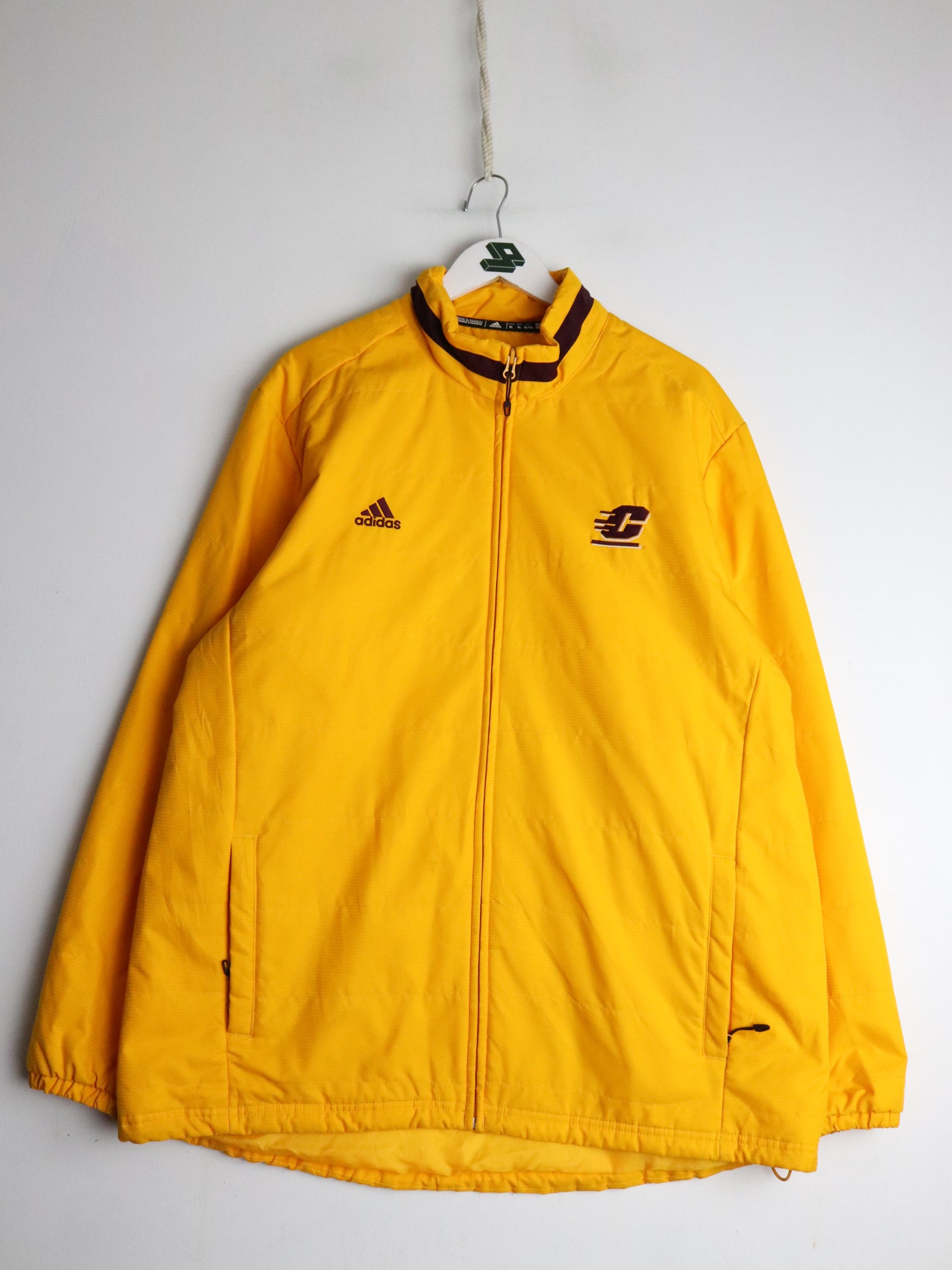 Cleveland Cavaliers Jacket Mens XL Yellow NBA Adidas