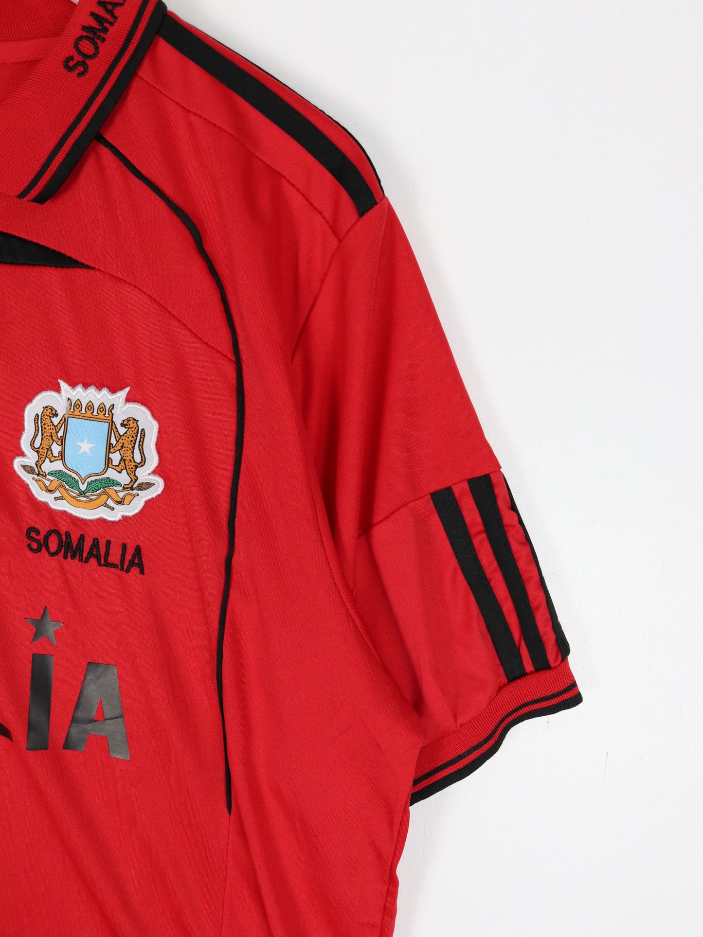 Bootleg Somalia Soccer Jersey Fits Mens Large Red Adidas Africa Cup Of Nations