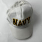 Vintage U.S. Navy Hat Cap Adult White Army