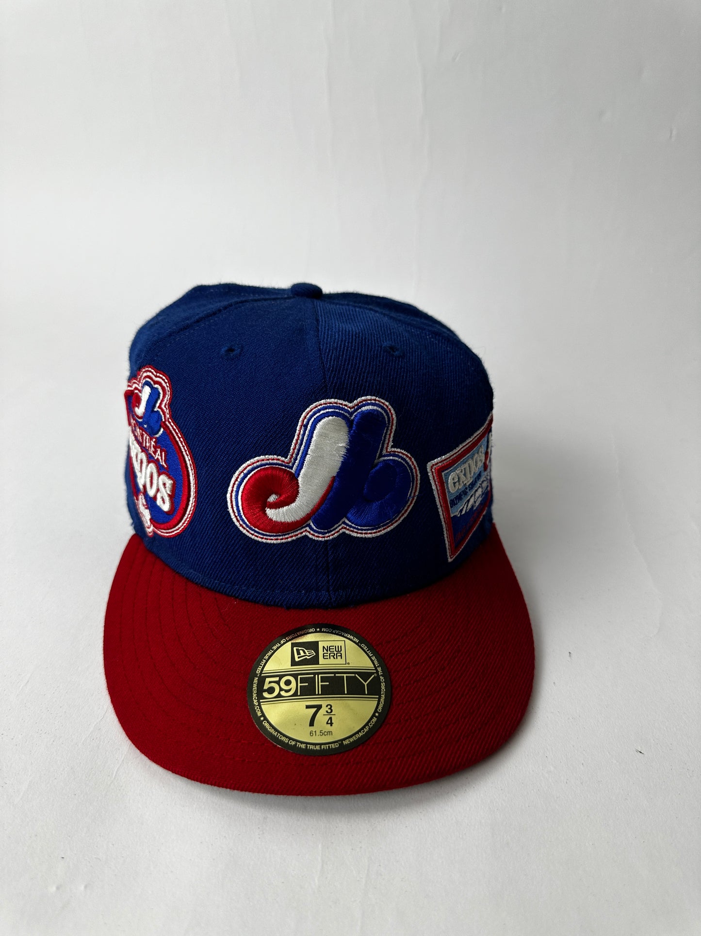 Montreal Expos Hat Cap Adult 7 3/4 Blue Fitted MLB
