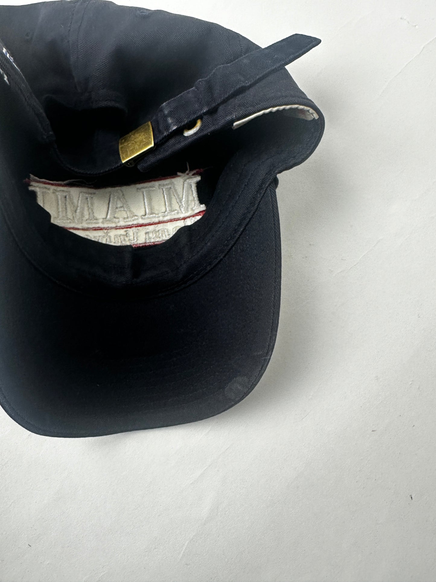 Vintage Miami University Hat Cap Black Strap Back College