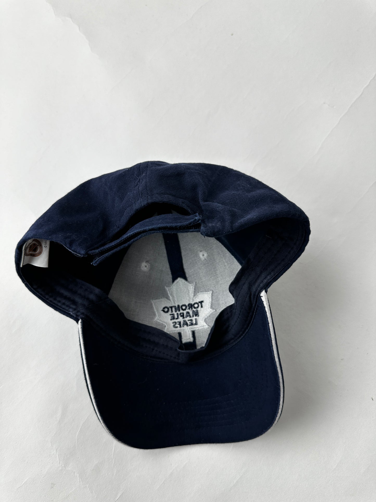Vintage Toronto Maple Leafs Hat Cap Adult Blue Strap Back NHL