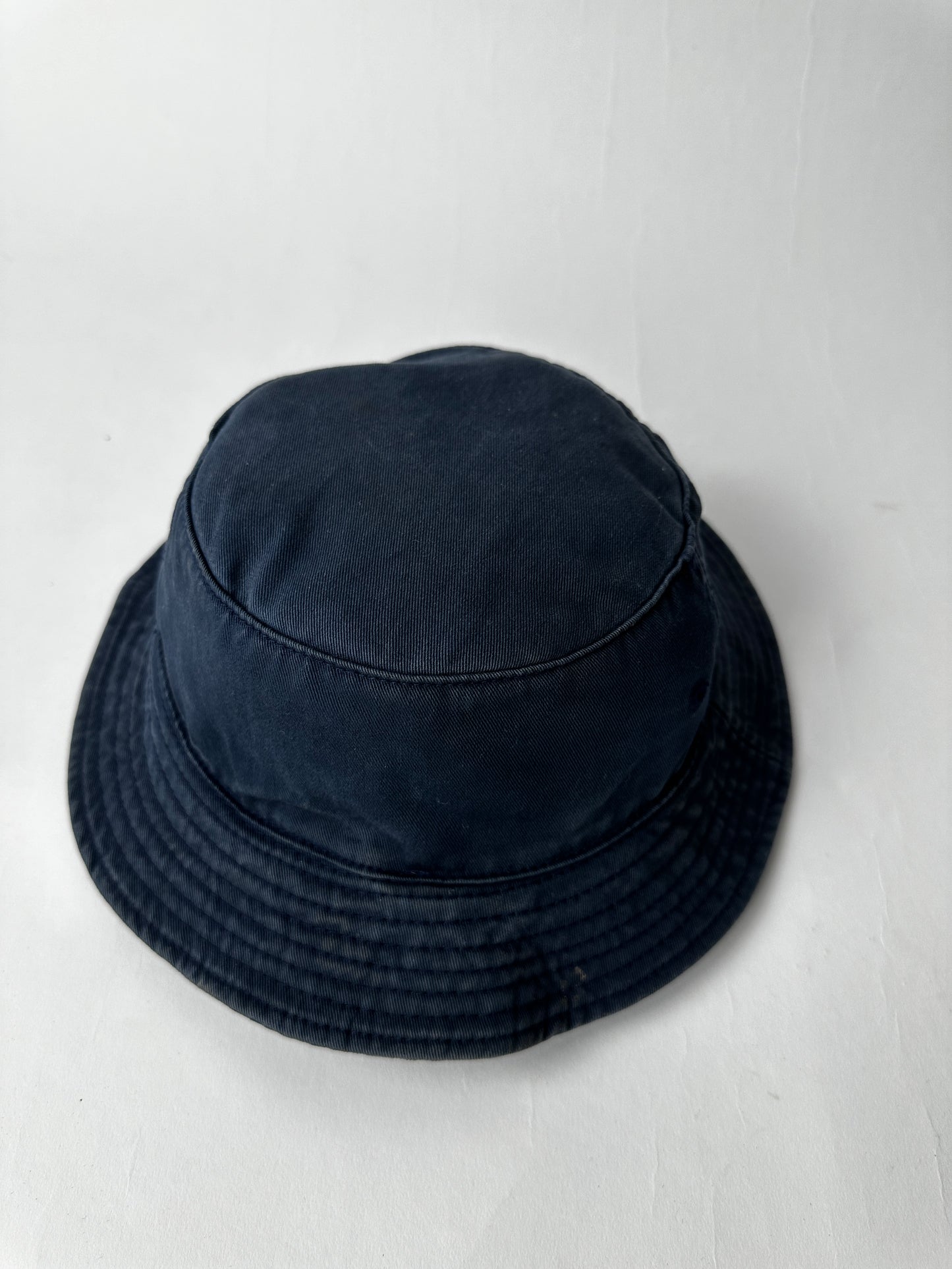 Vintage Michigan Wolverines Bucket Hat Cap Adult S/M Blue College