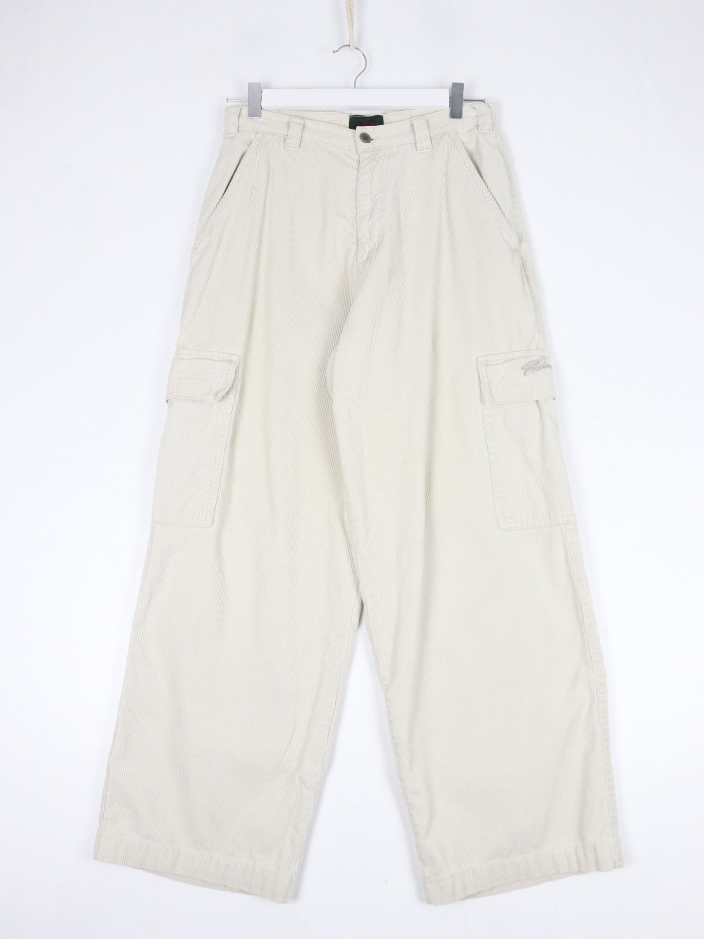 R2 Pants Fits Adult 29 x 28 Beige Cargo Corduroy