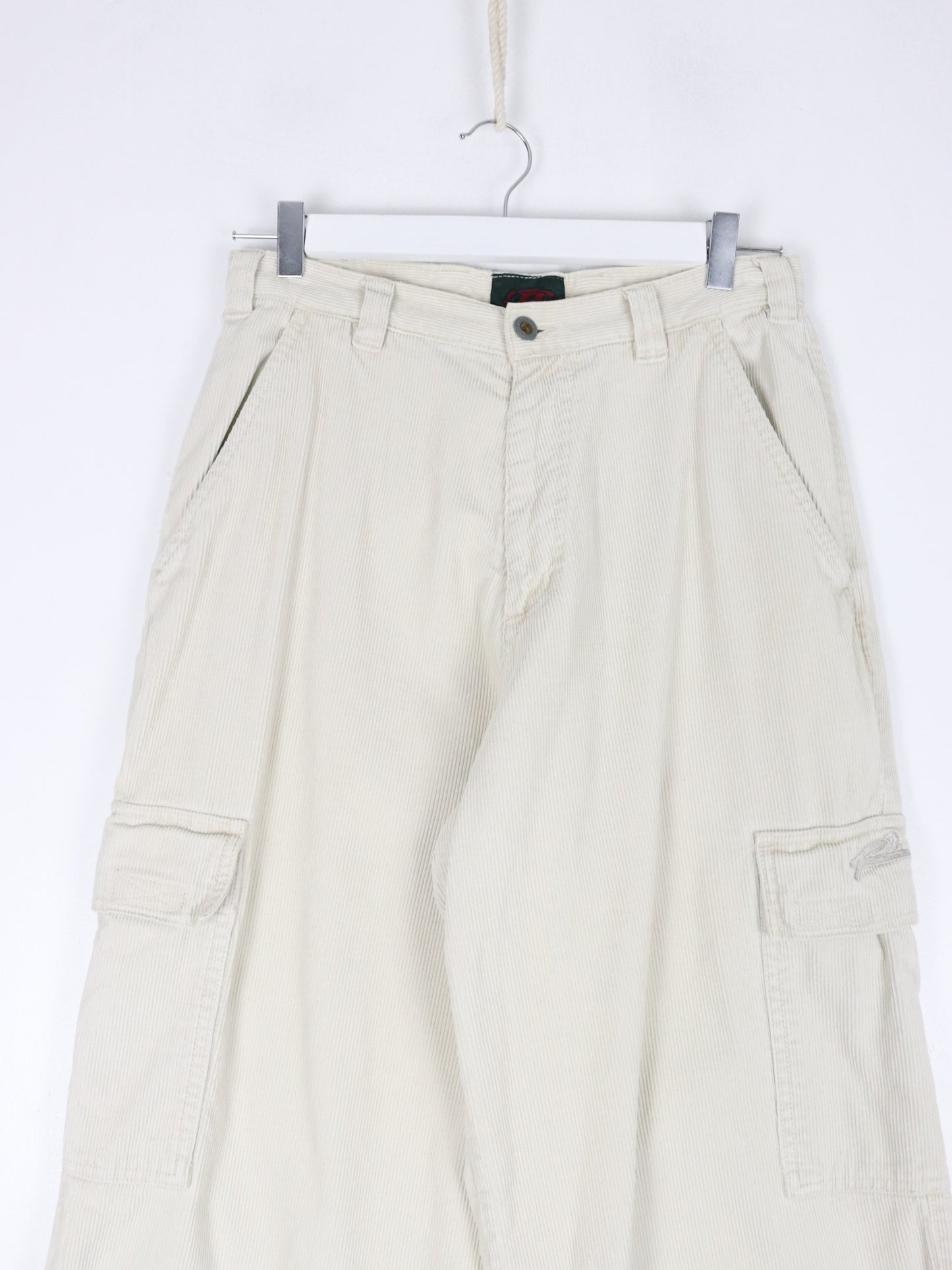 R2 Pants Fits Adult 29 x 28 Beige Cargo Corduroy