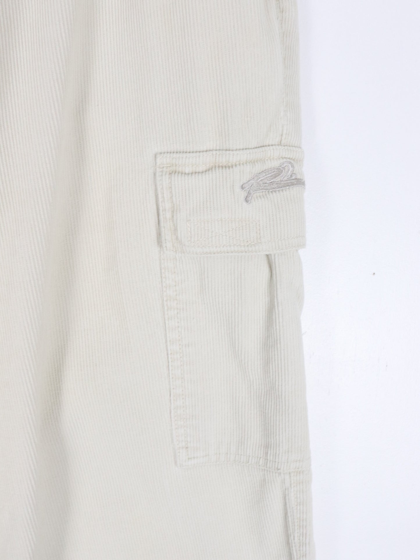 R2 Pants Fits Adult 29 x 28 Beige Cargo Corduroy