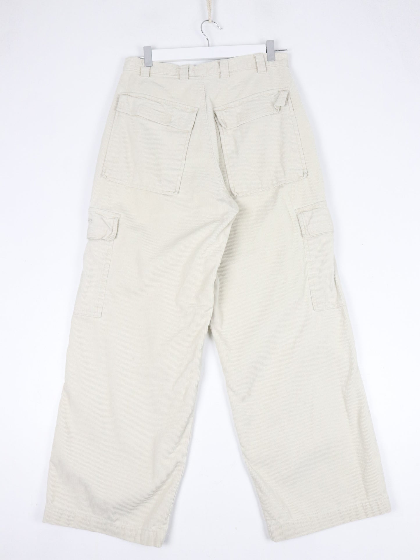 R2 Pants Fits Adult 29 x 28 Beige Cargo Corduroy