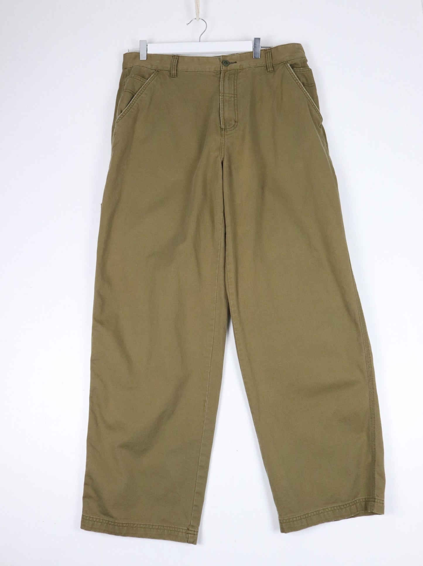 Vintage Tommy Hilfiger Pants Mens 34 x 32 Khaki Green Chino