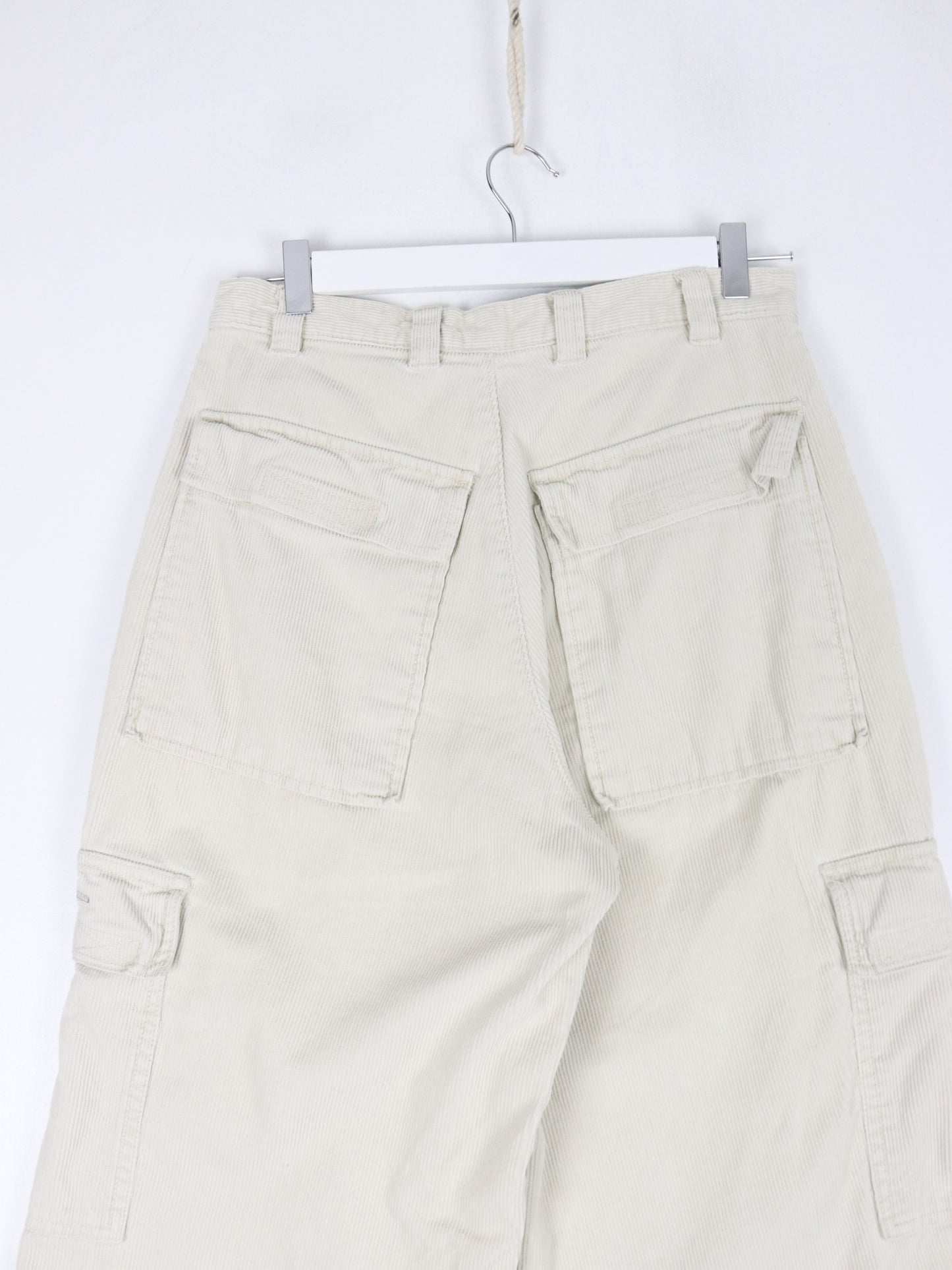 R2 Pants Fits Adult 29 x 28 Beige Cargo Corduroy