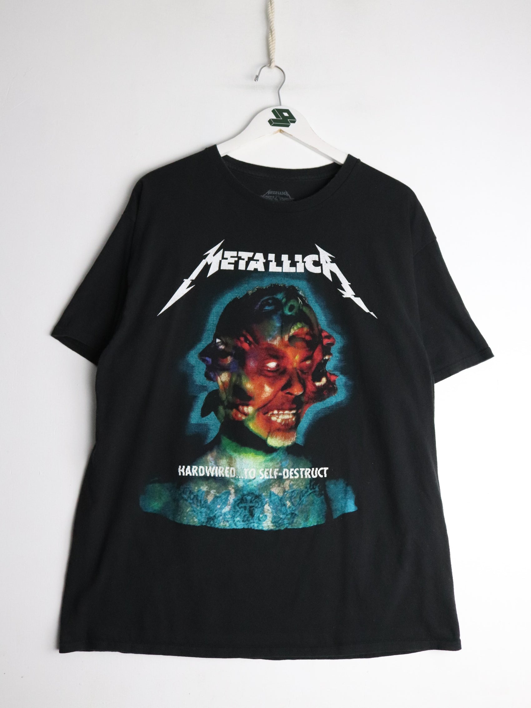 Metallica T Shirt Mens XL Black Band Tour