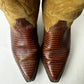 Vintage Sancho Cowboy Boots Womens EU36 US5.5 Brown Leather Suede Spain