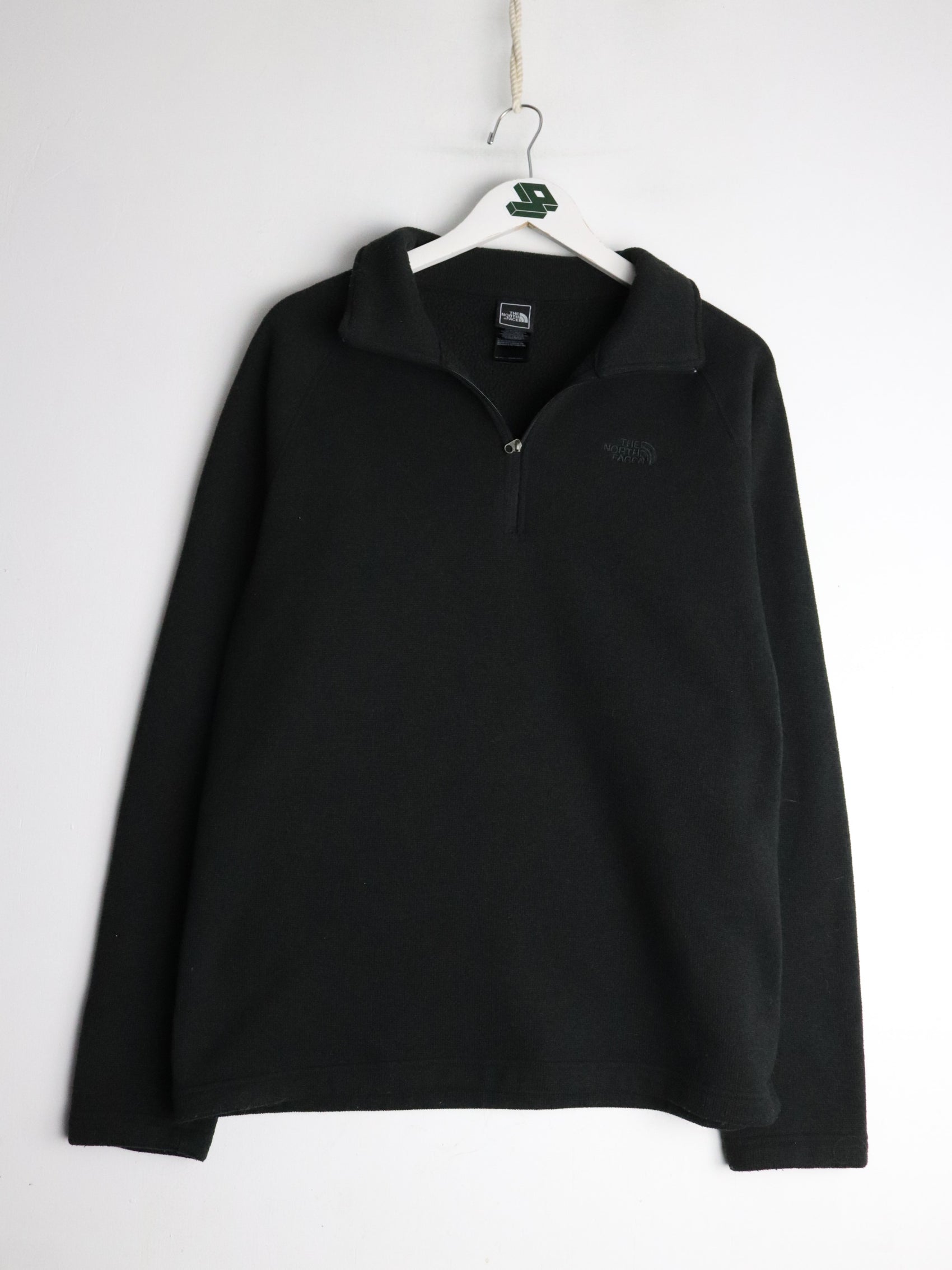 The North Face Sweater Mens Large Black Quarter Zip