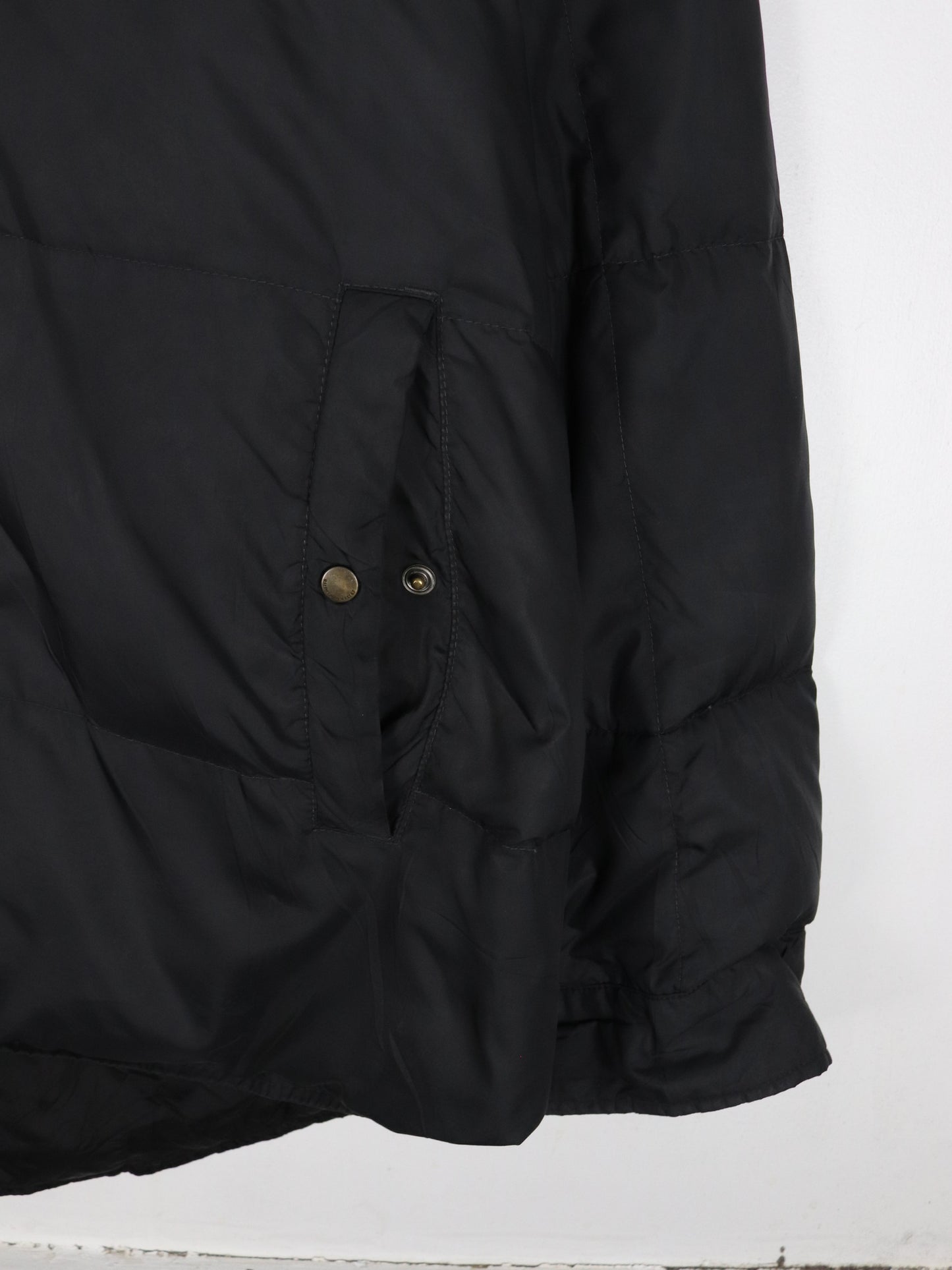 Vintage Polo Ralph Lauren Jacket Mens XL Black Down Coat