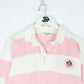 Vintage Kellogs Frosted Flakes Shirt Adult Large Pink Striped Rugby
