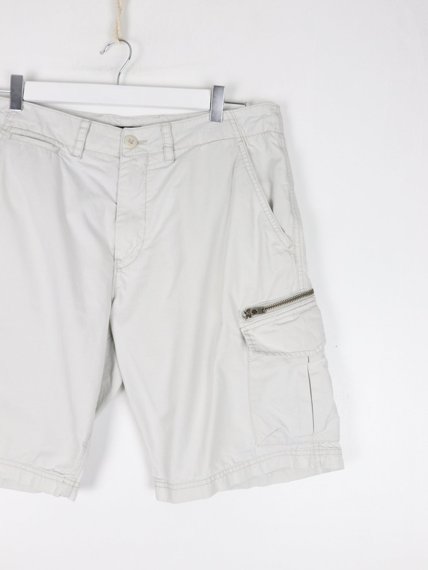 DKNY Shorts Mens 33 White Cargo