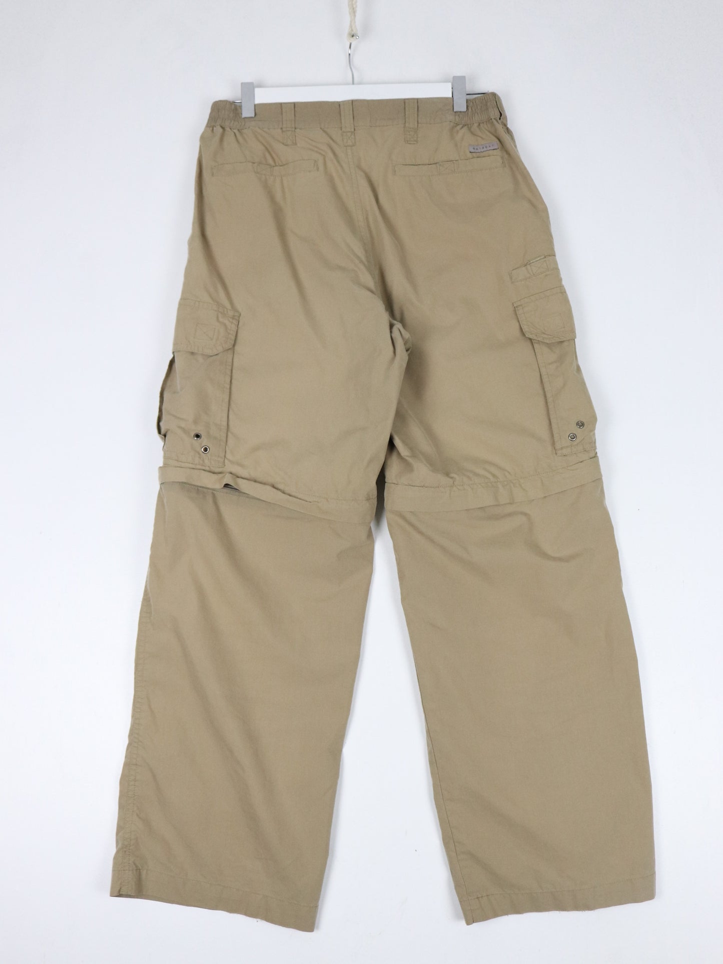 Retreat Pants Fits Mens 32 x 29 Brown Cargo Convertible Hiking