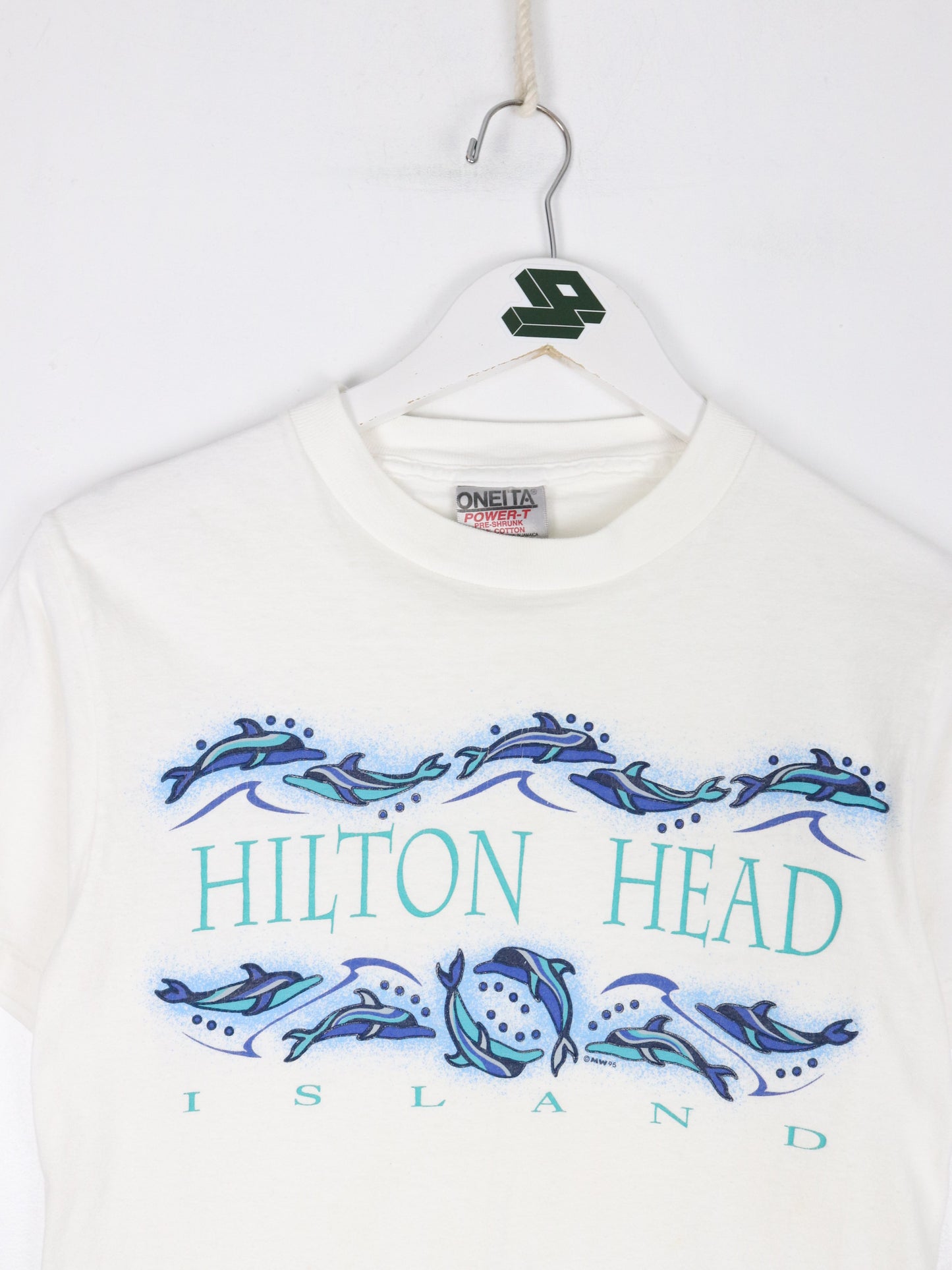 Vintage Hilton Head T Shirt Fits Mens XS White 90s USA