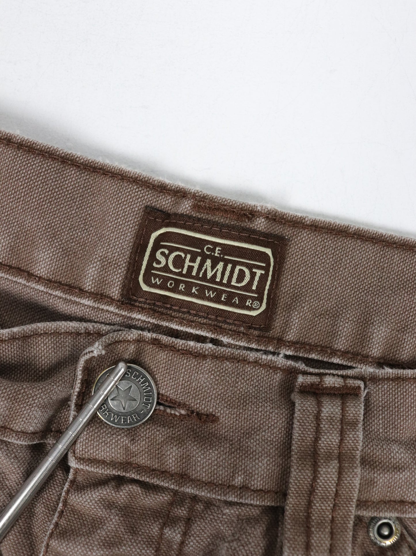 C.E. Schmidt Pants Mens 34 x 30 Brown Work Wear Carpenters