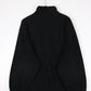 Vintage ESPN Sweater Mens XL Black Fleece Quarter Zip