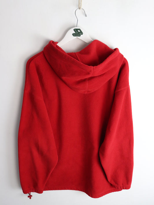 Disney Sweater Mens XL Red Fleece Hoodie