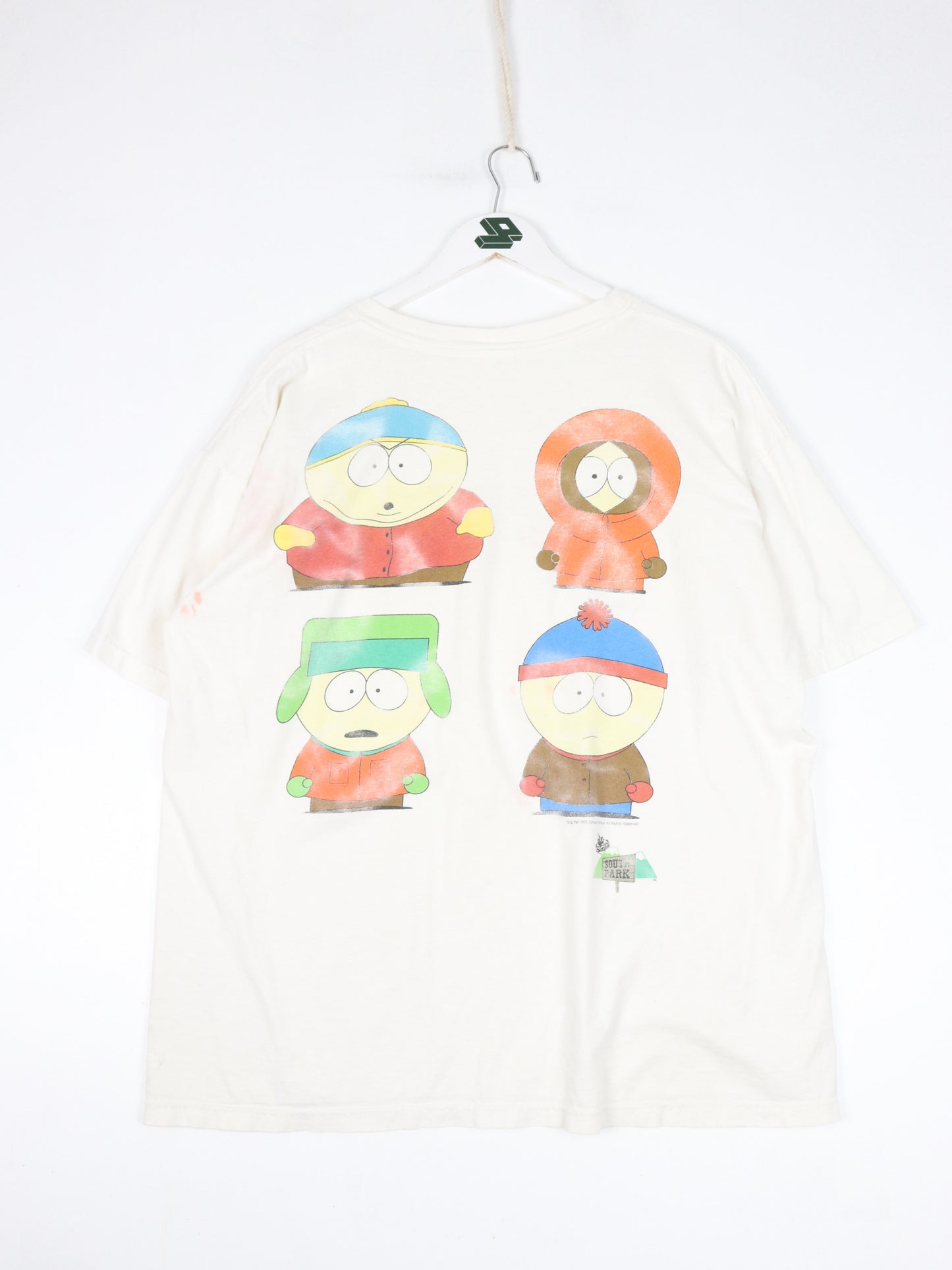 Vintage South Park T Shirt Mens XL White 90s TV Promo