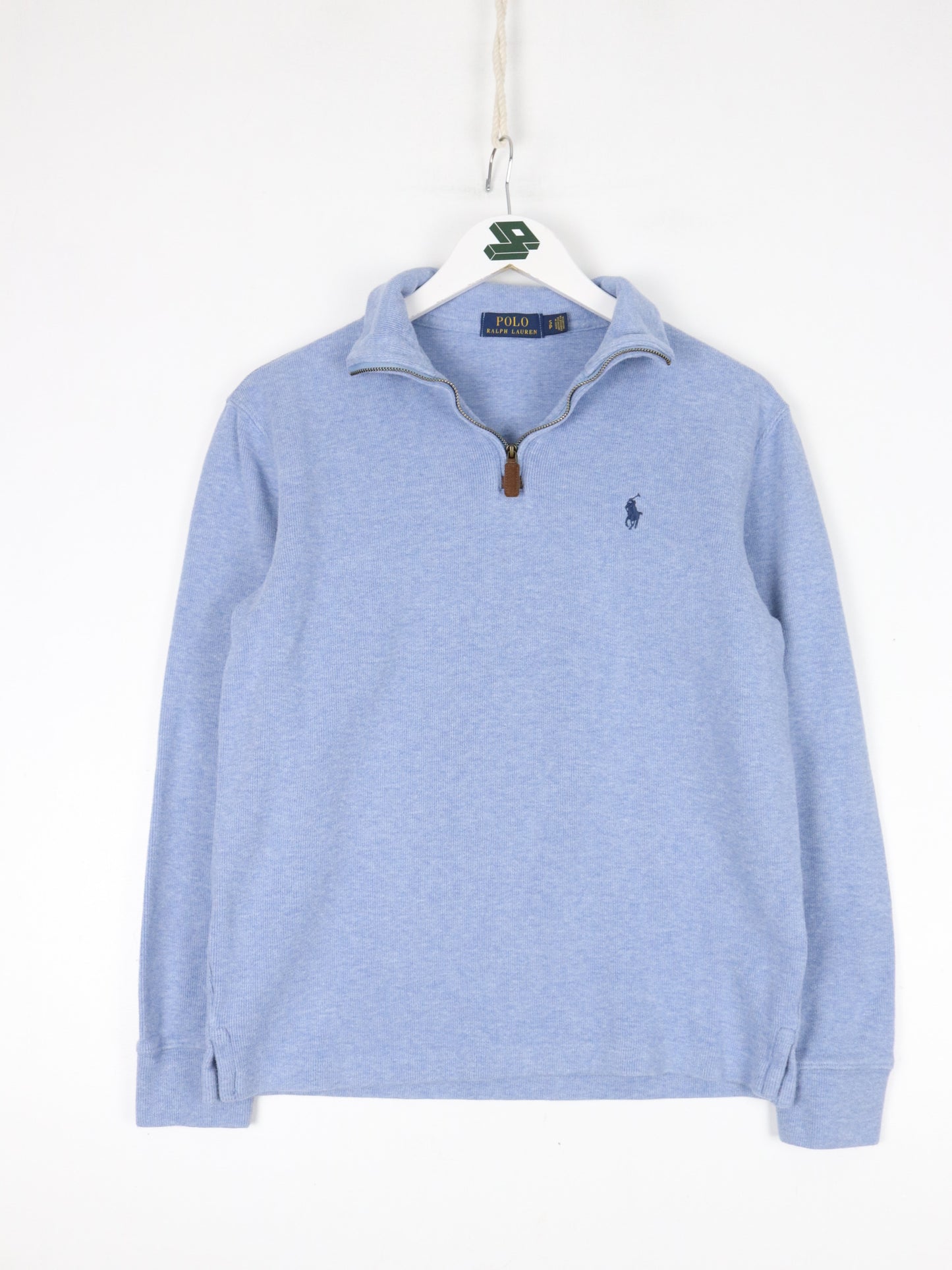 Polo Ralph Lauren Sweatshirt Womens Small Blue Quarter Zip