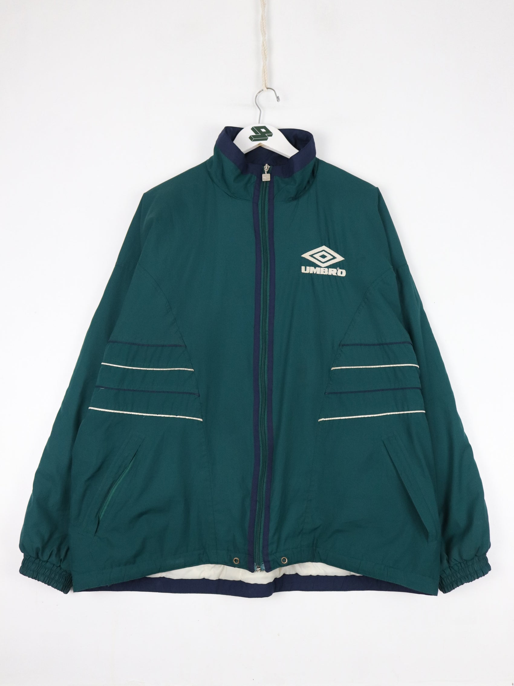 Vintage Umbro Jacket Mens XL Green 90s Coat