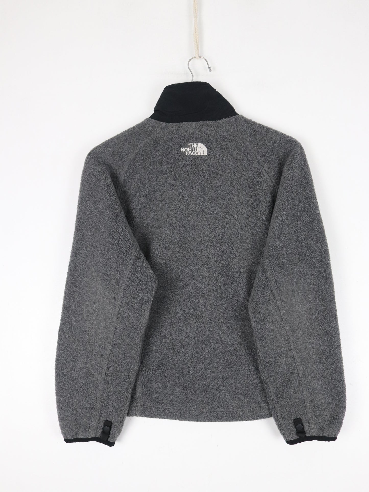 Vintage The North Face Sweater Womens Small Grey Fleece Full Zip