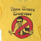 Vintage Penn State Busters T Shirt Fits Mens Small Yellow 80s College Football