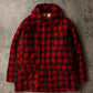 Vintage Woolrich Jacket Mens 42 Large Red Wool Buffalo Flannel Coat