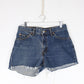 Vintage Levi's Shorts Womens 10 Blue Denim Jean Jorts 90s