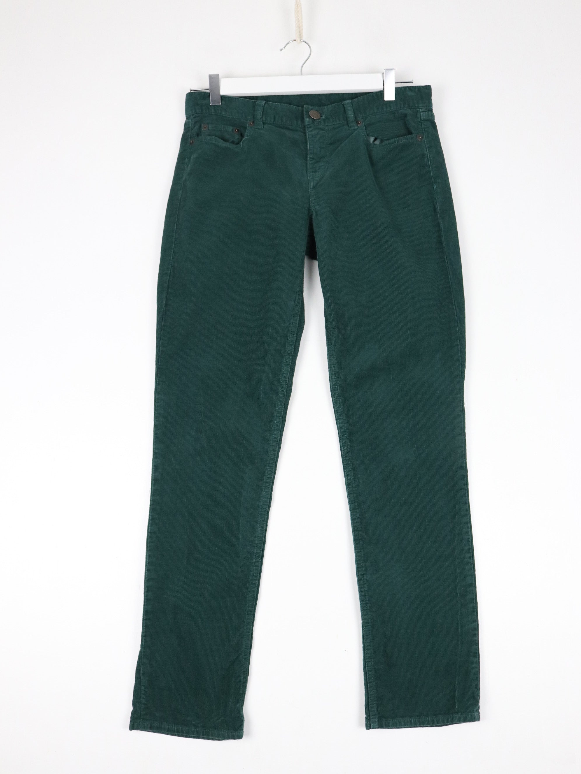 J. Crew Pants Fits Womens 30 x 29 Green Corduroy Trousers