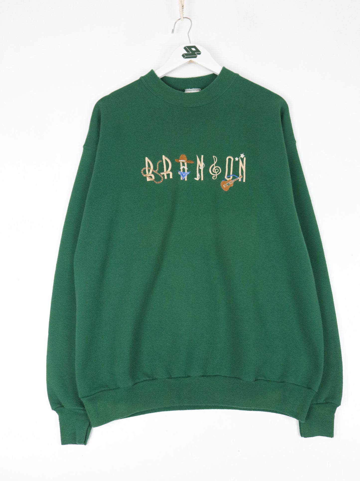 Vintage Branson Sweatshirt Mens XL Green 90s